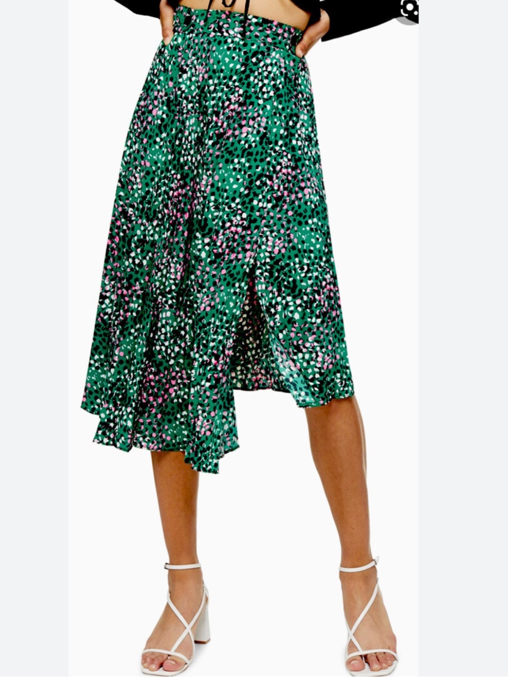TopShop ASymmetrical Pleated Skirt